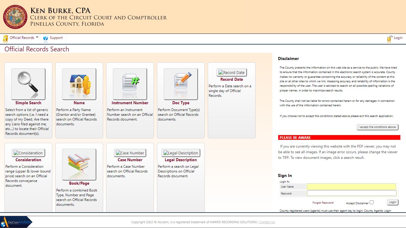 Pinellas County Public Records